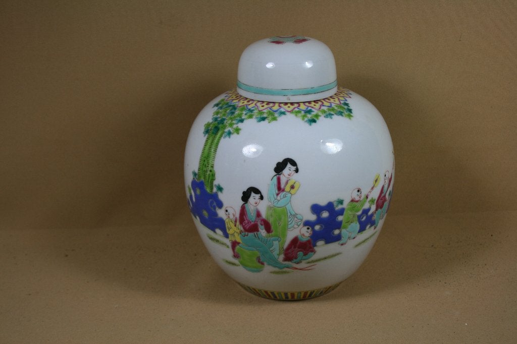 Grote Chinese gemberpot gemerkt, Ophalen of Verzenden