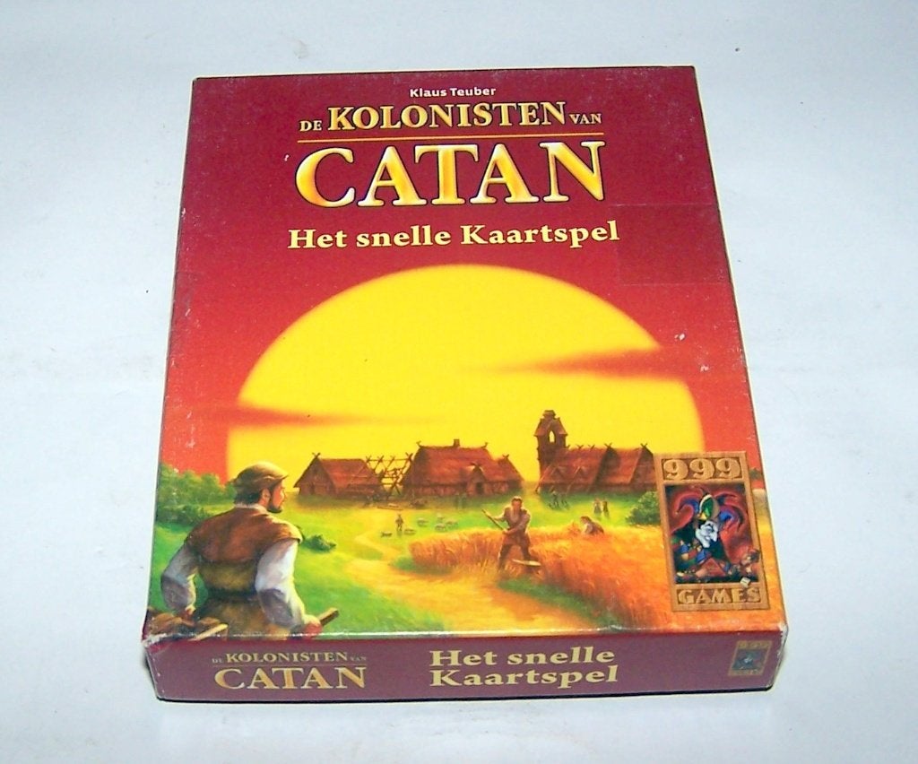De kolonisten van Catan- Het snelle Kaartspel.Compleet/izgs, Een of twee spelers, Ophalen of Verzenden, Zo goed als nieuw, 999 Games