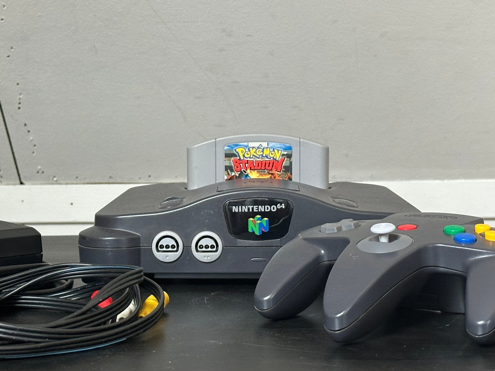 Zeer nette Nintendo 64 + Pokémon Stadium – Originele PAL Set, Ophalen of Verzenden, Zo goed als nieuw, Met 1 controller, Met games