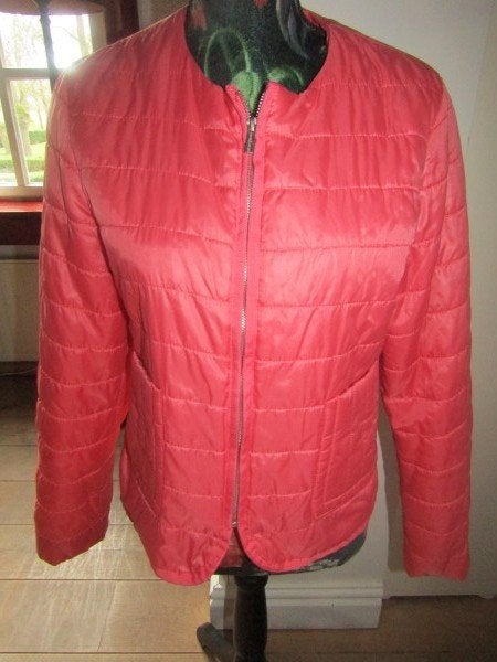 F115 BIEN BLEU L nieuw jas tussenjas gewatteerd roze dons, Verzenden, Maat 42/44 (L), Nieuw, Roze