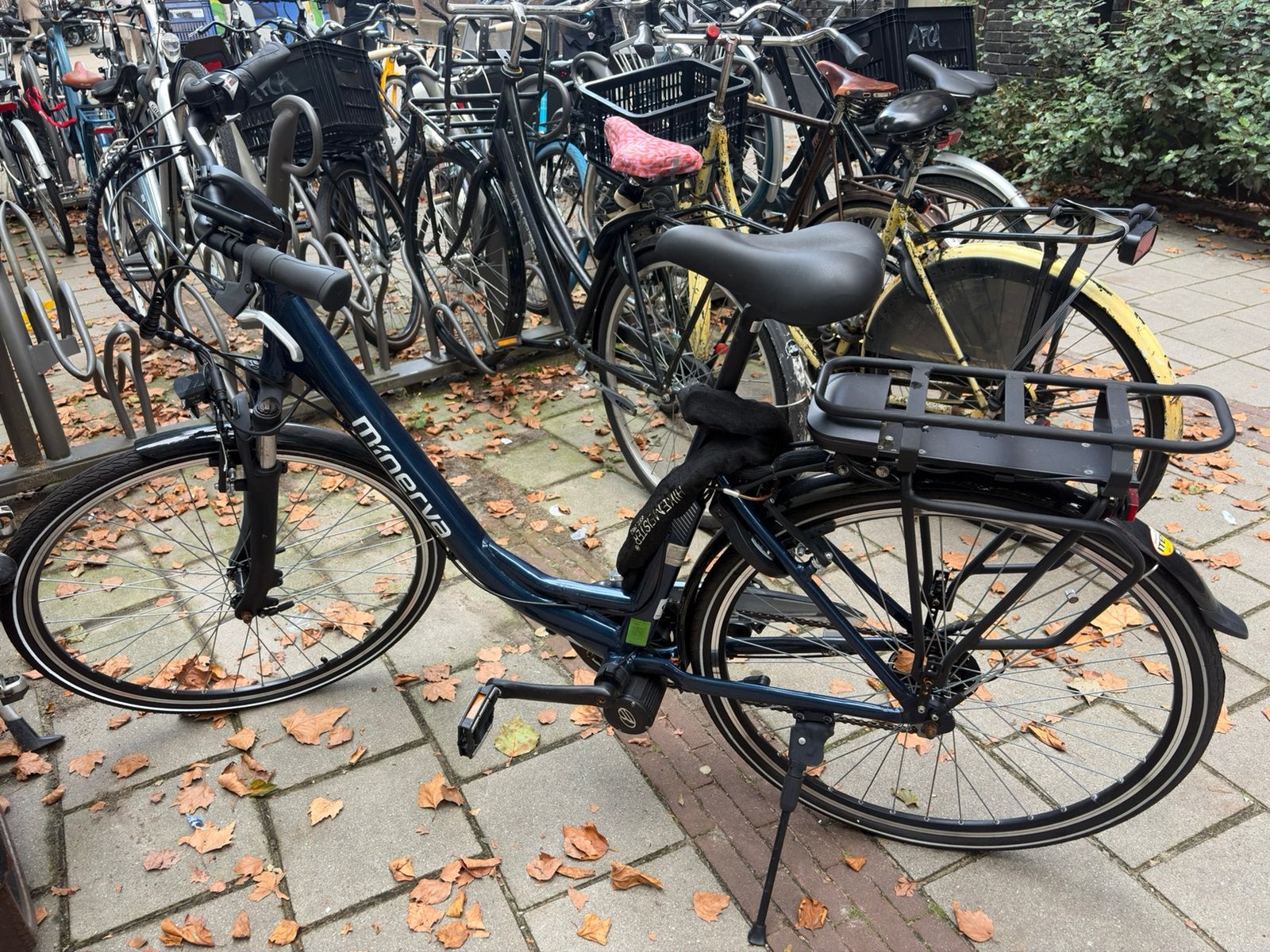 Minerva elektrische fiets, 56 cm of meer, Ophalen, Zo goed als nieuw, Versnellingen