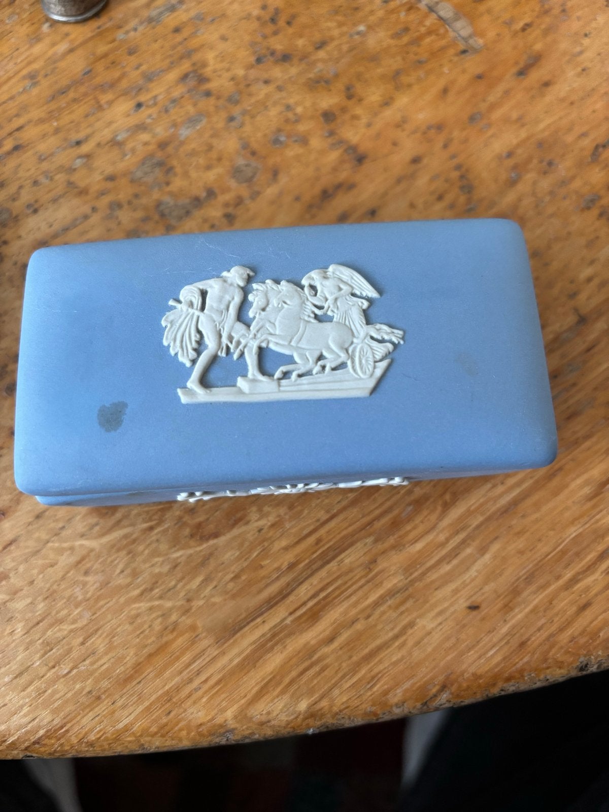 Vintage Wedgwood Jasperware Doosje en Schaal, Antiek en Kunst, Antiek | Keramiek en Aardewerk, Ophalen