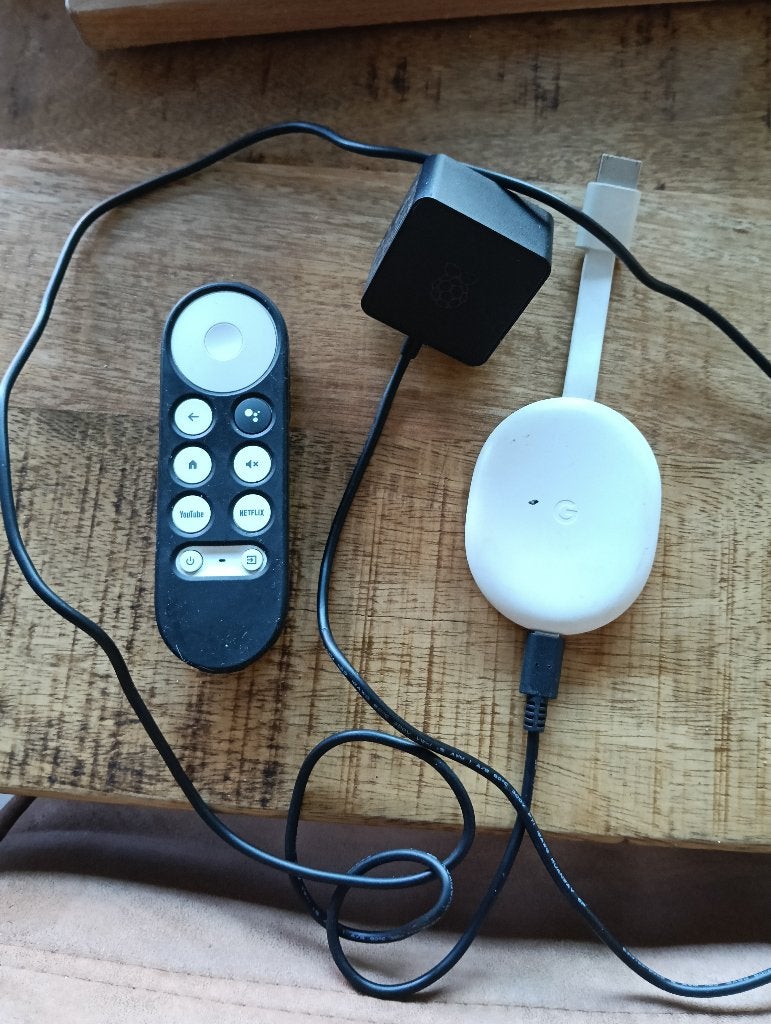 Google Chromecast met Google TV (HD) en afstandsbediening, Ophalen, Zo goed als nieuw