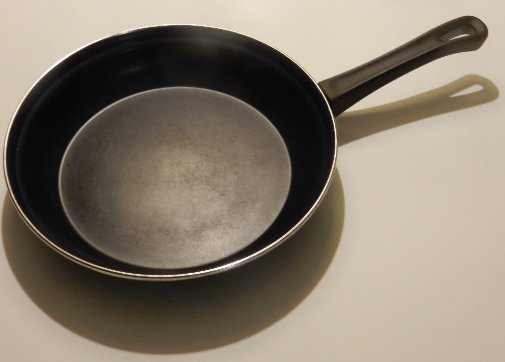 BK koekenpan (24 cm), Gebruikt, Keramische plaat, Ophalen of Verzenden, Rvs