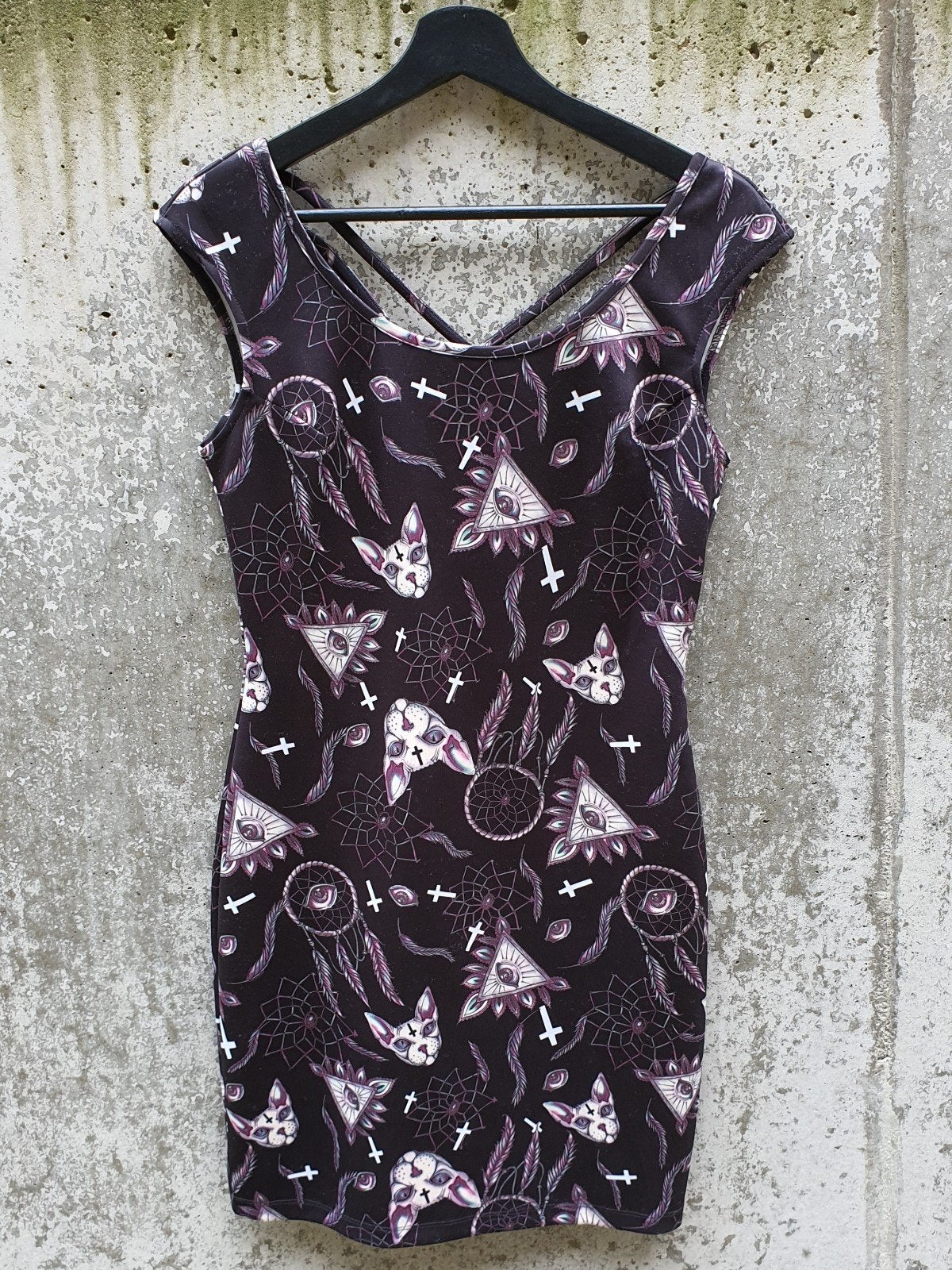 Spin Doctor Arcane Pencil alternatief gothic jurk maat M, Kleding | Dames, Maat 38/40 (M), Spin Doctor, Zwart, Nieuw