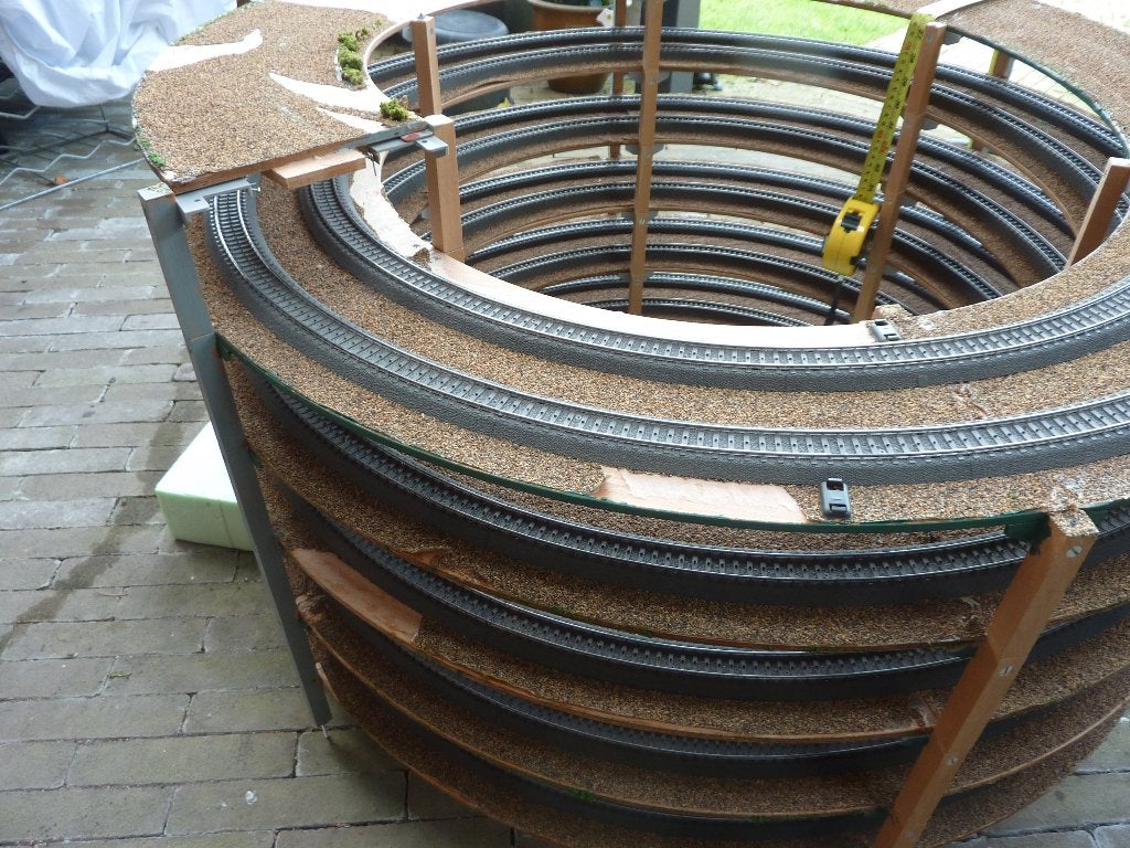 Spiraal H0 met Marklin C, Ophalen, Wisselstroom, Gebruikt, Rails