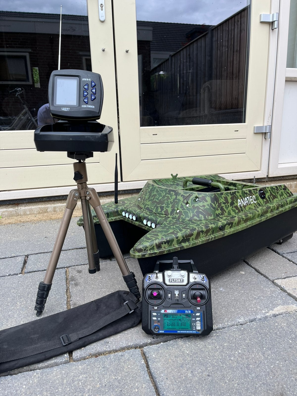 Anatec Catamaran voerboot, Watersport en Boten, Hengelsport | Karpervissen, Ophalen, Gebruikt, Overige typen