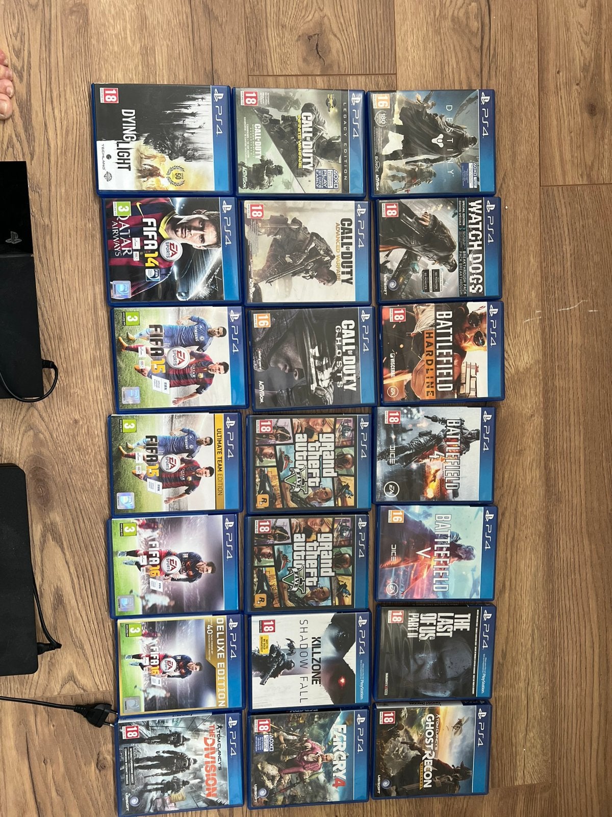 PS4 games  21.  PlayStation games  goede staat, Ophalen, Zo goed als nieuw, Zonder controller, Original