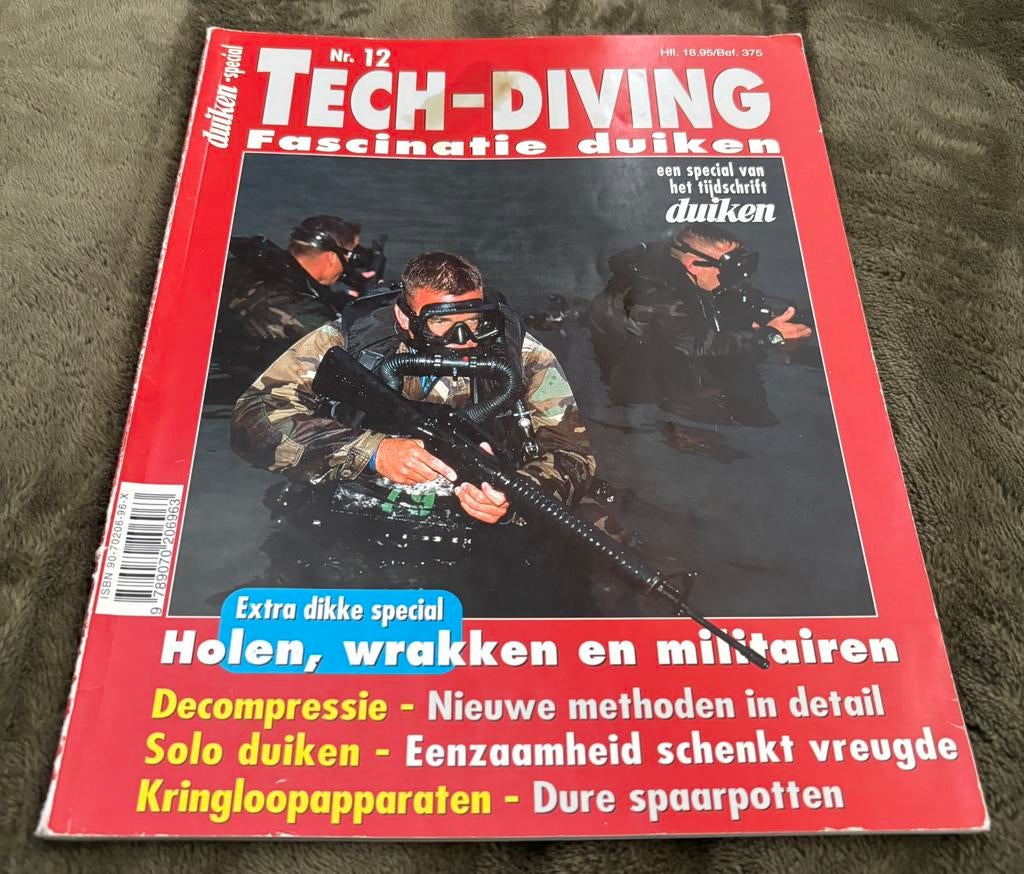Fascinatie duiken Special: Tech-Diving boekje, Watersport en Boten, Duiken, Ophalen of Verzenden, Gebruikt