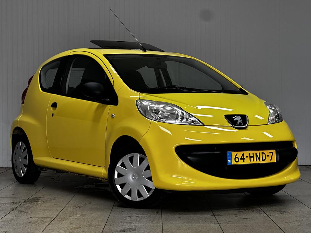Peugeot 107 1.0-12V XR/ Schuif-Kantel Dak/ Stuurberk/ Radio-, Voorwielaandrijving, Stof, Gebruikt, Zwart