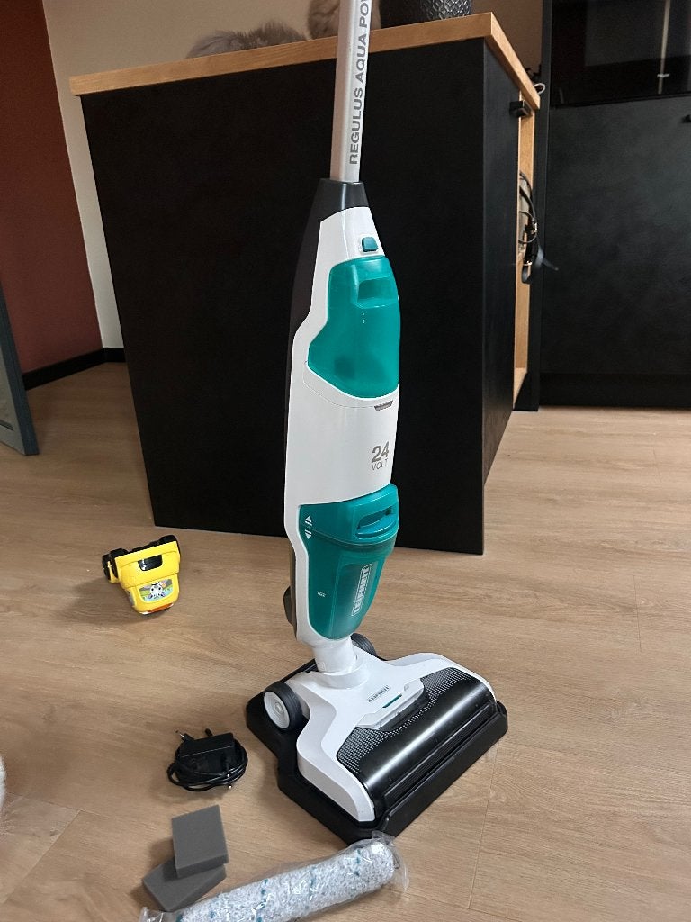 Leifheit Regulus Aqua powervac, Overige merken, Zo goed als nieuw, Draadloos, Reservoir