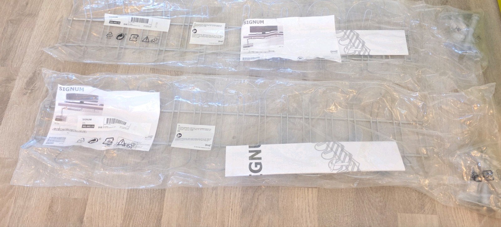 2x SIGNUM kabelgoot (Ikea), zilverkleur 70 cm, Diversen, Bureau-accessoires, Ophalen, Nieuw