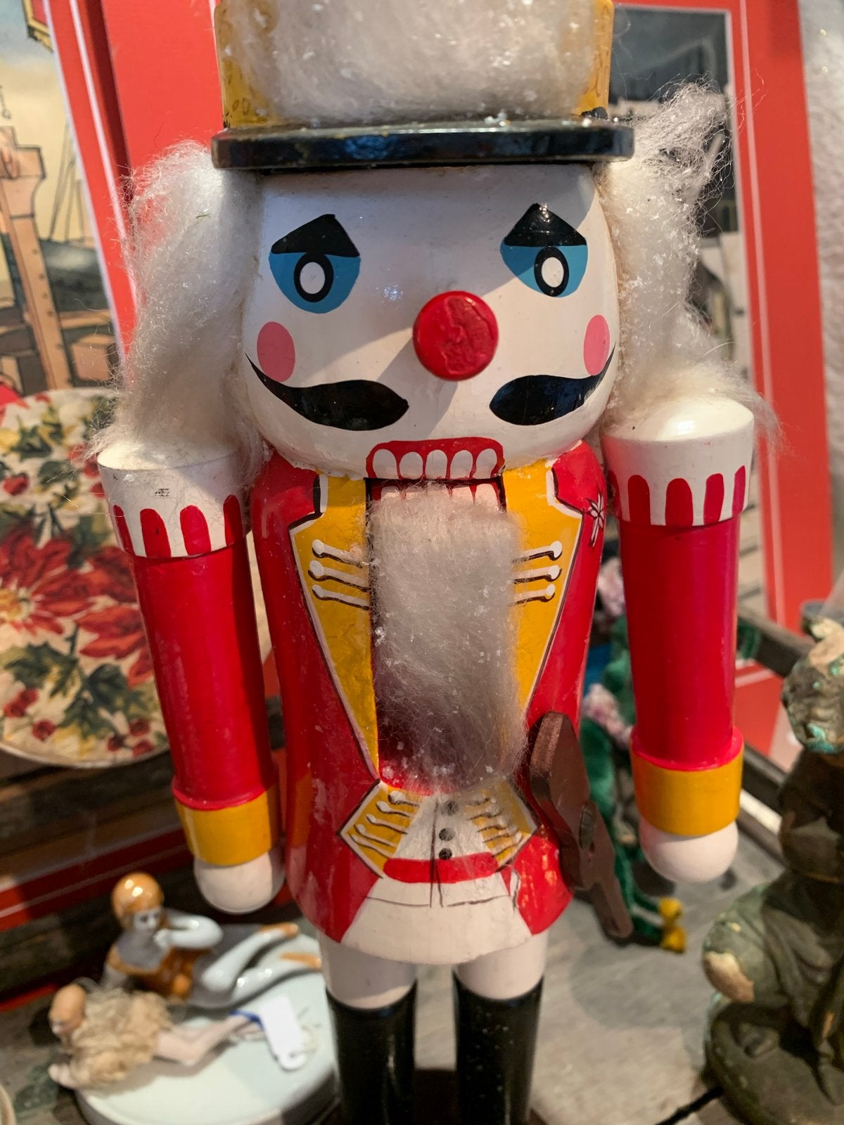 Notenkraker Ertzgebirge - Klassieke Kerstdecoratie, Gebruikt, T, Ophalen of Verzenden, N