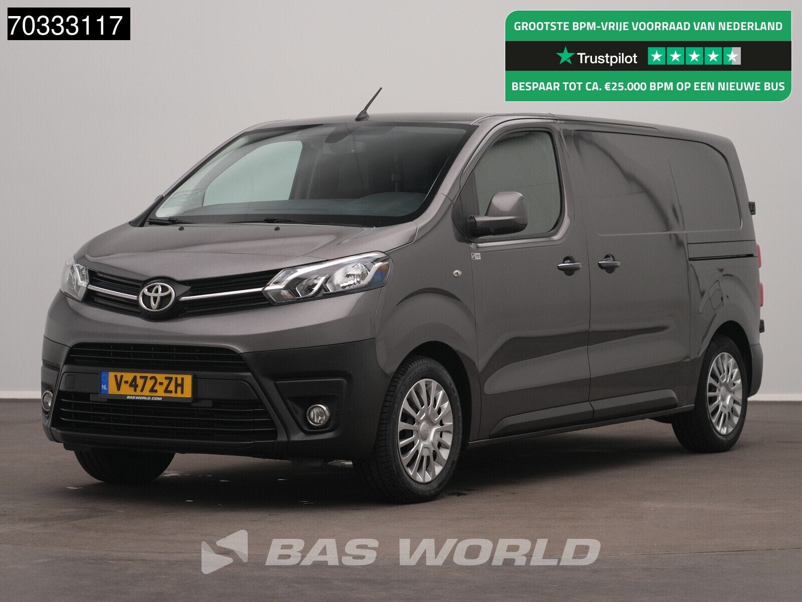 Toyota ProAce 116pk Dubbel Cabine 2x Schuifdeur L2H1 Airco r, Auto's, Stof, Euro 6, 4 cilinders, Bedrijf