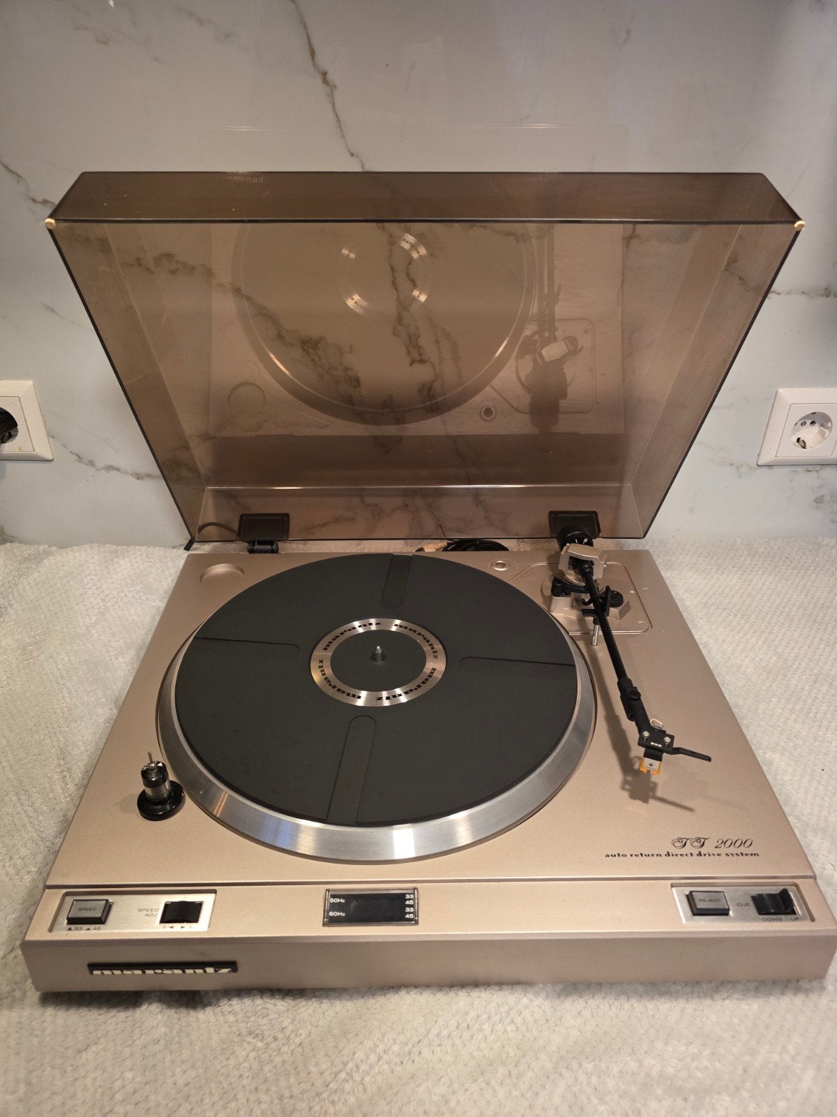Marantz TT 2000 Direct Drive draaitafel, Overige merken, Automatisch, Ophalen of Verzenden, Zo goed als nieuw