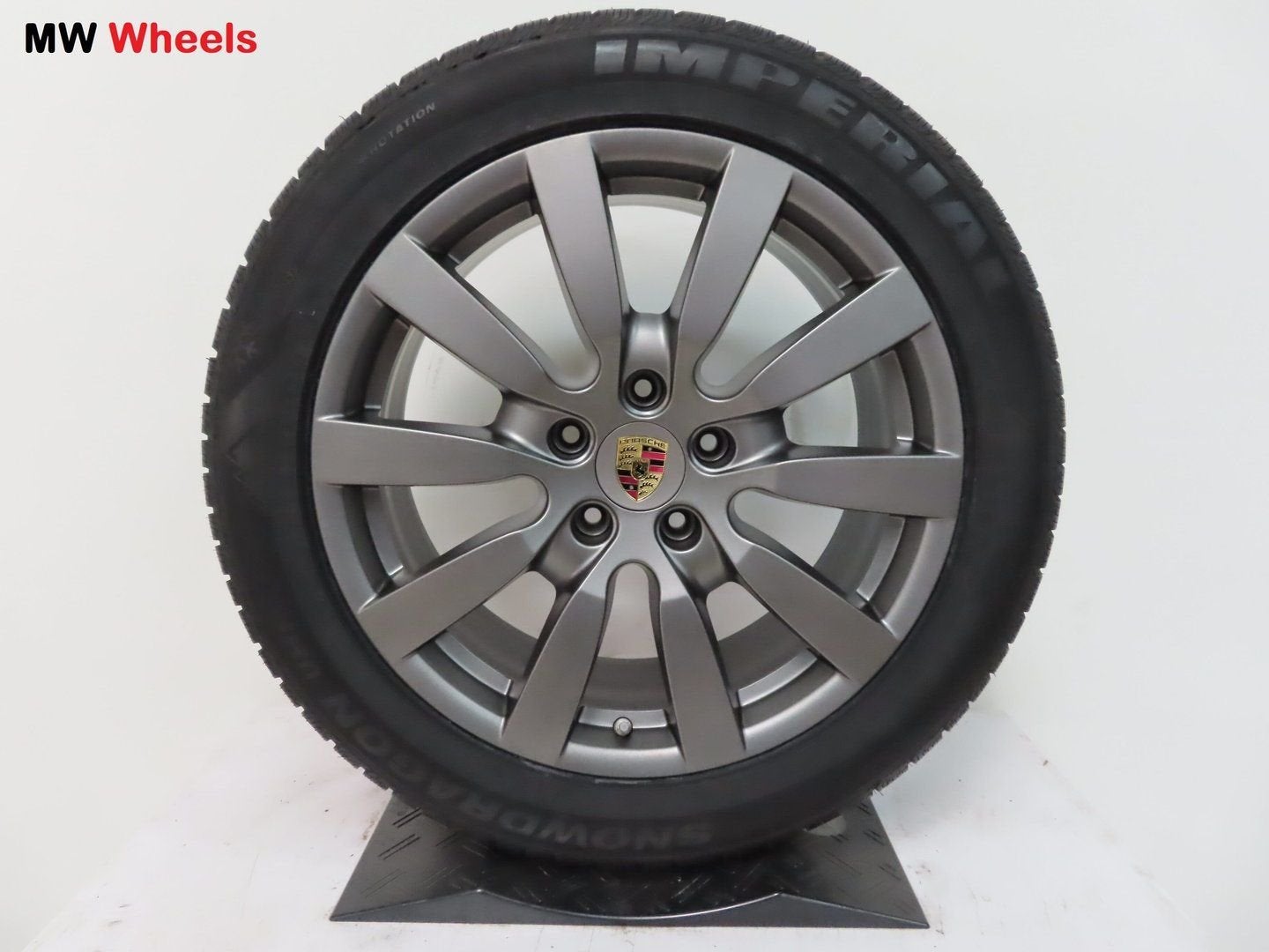 Porsche 20 inch Origineel Cayenne velgen met winterbanden, -, 275 mm, -, Banden en Velgen