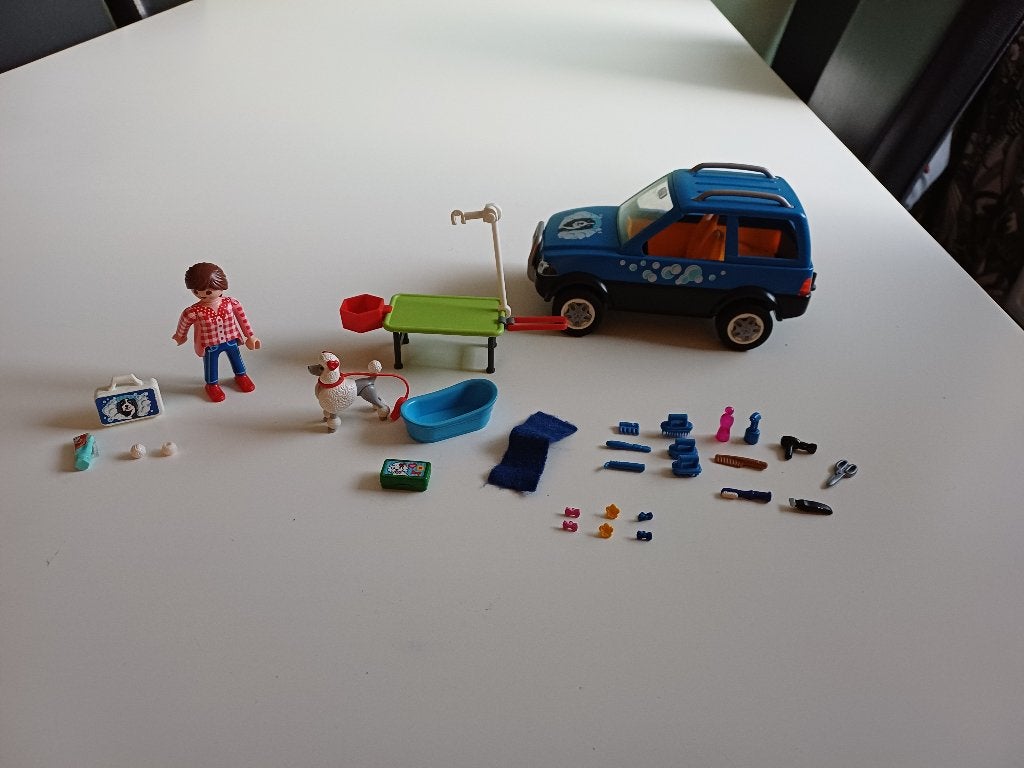 Playmobil Mobiel hondensalon - 9278, Ophalen of Verzenden, Zo goed als nieuw, Complete set