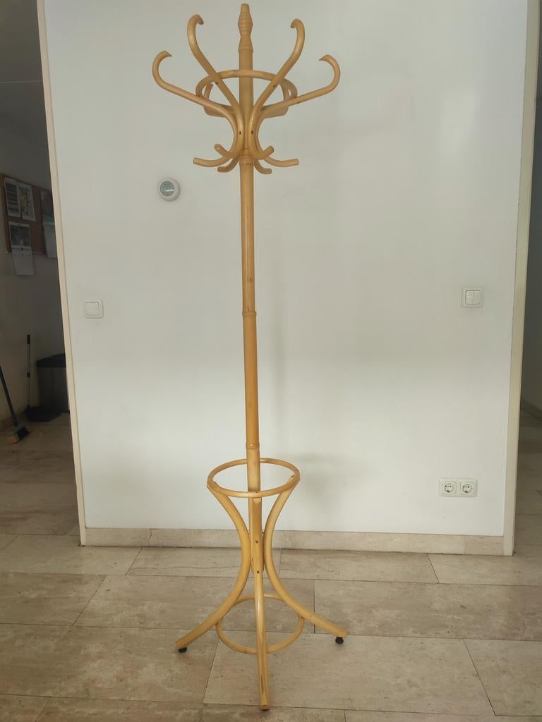 Vintage houten kapstok, Ophalen of Verzenden, Zo goed als nieuw, Staande kapstok, 150 tot 200 cm