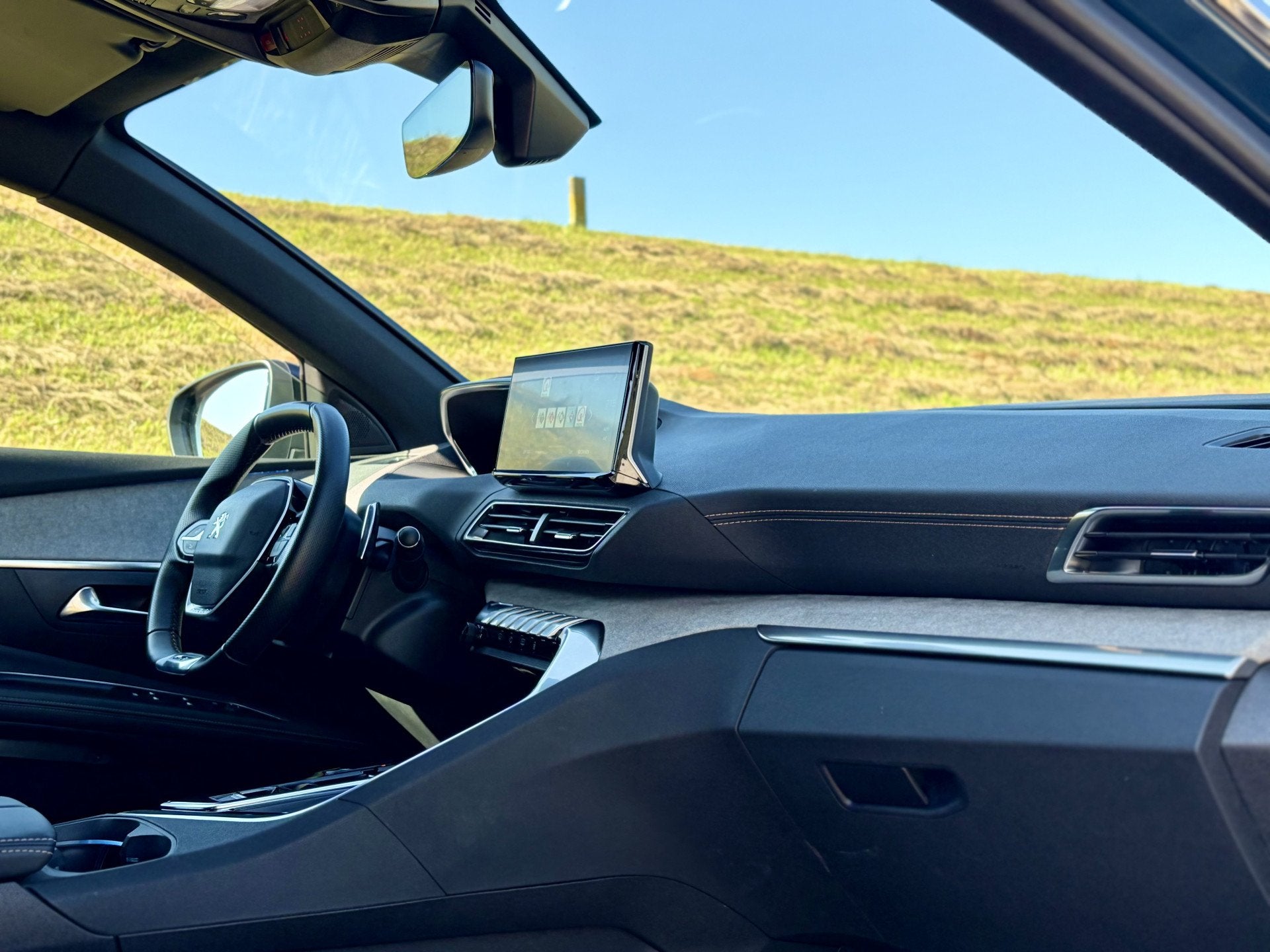 Peugeot 5008 1.2 PureTech GT 7 Zitplaatsen | Apple CarPlay |, Auto's, Gebruikt, Zwart, 1199 cc, 1404 kg