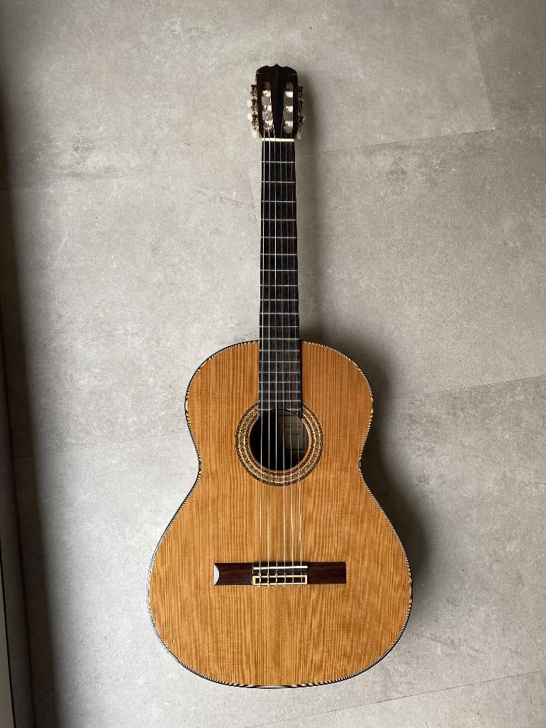Ibanez Andorra Pro 2860 (Japan, 1976) Handgemaakt Gitaar, Ophalen, Gebruikt, Klassieke of Spaanse gitaar
