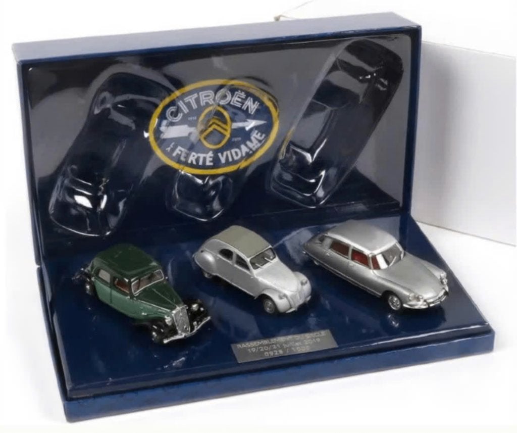 CITROEN Coffret 100 Jaar La Ferte Vidame SCHAAL 1/43 Norev, Verzenden, Nieuw, Auto, Norev