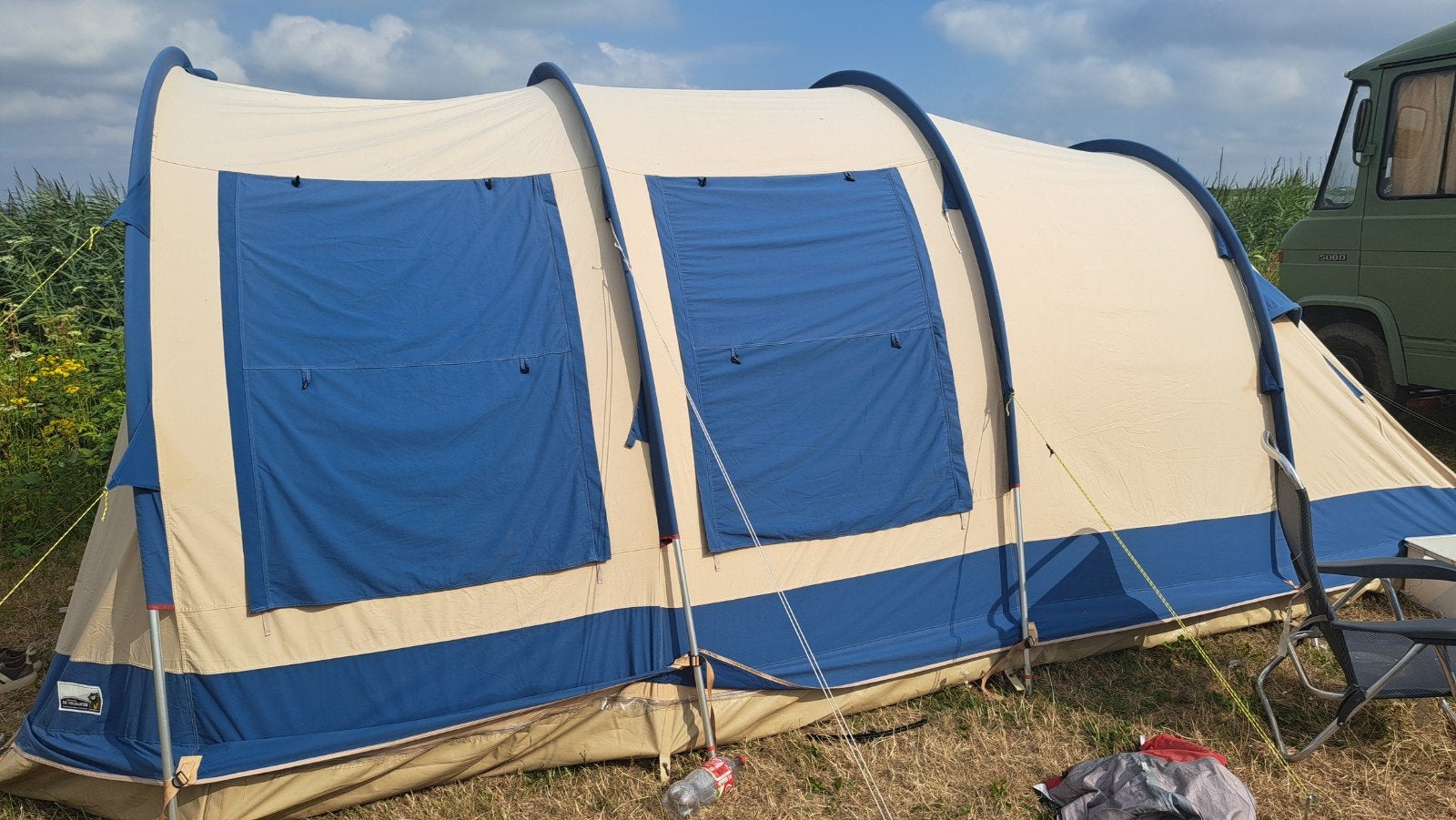 Vrijbuiter Michigan 6 persoons tent katoen, Caravans en Kamperen, Tenten, Ophalen of Verzenden, Gebruikt, Tot en met 6