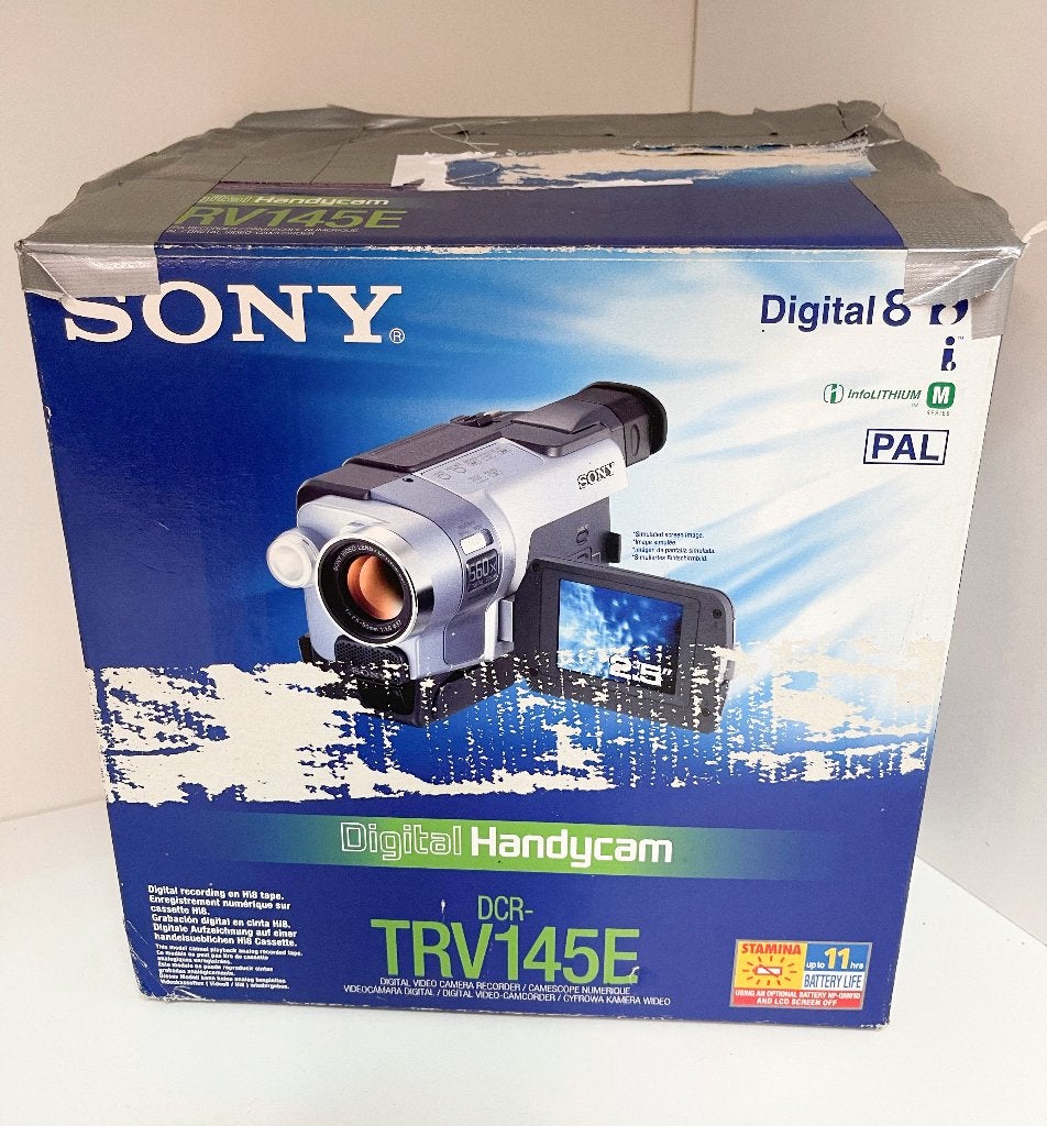 Sony DCR-TRV145E Digital8 Camcorder–NightShot–20x-i.LINK, N, N, 20x of meer, Overige soorten