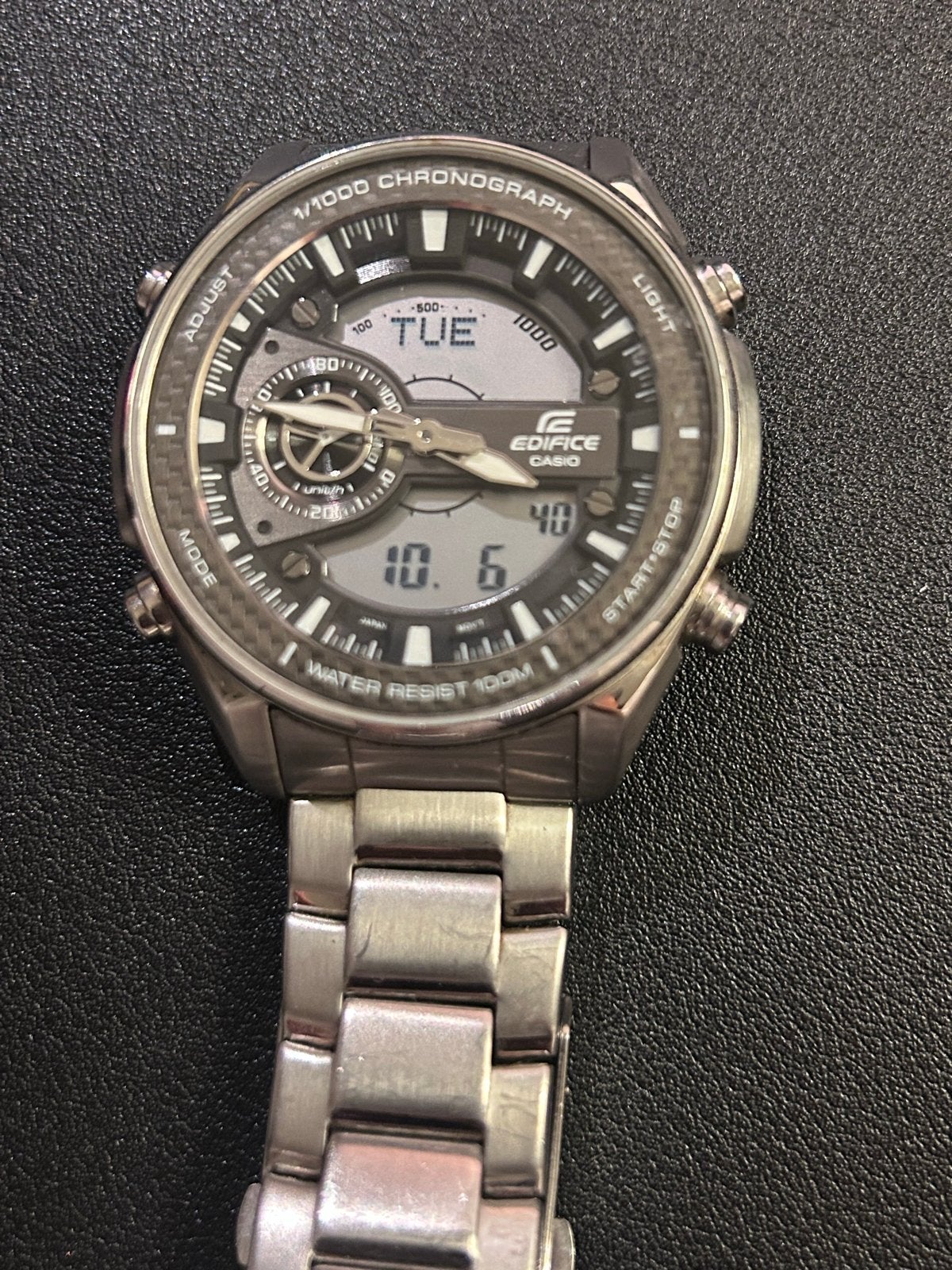 Casio Edifice Herenhorloge - Stijlvol en Functioneel, Casio, Gebruikt, Staal, Polshorloge
