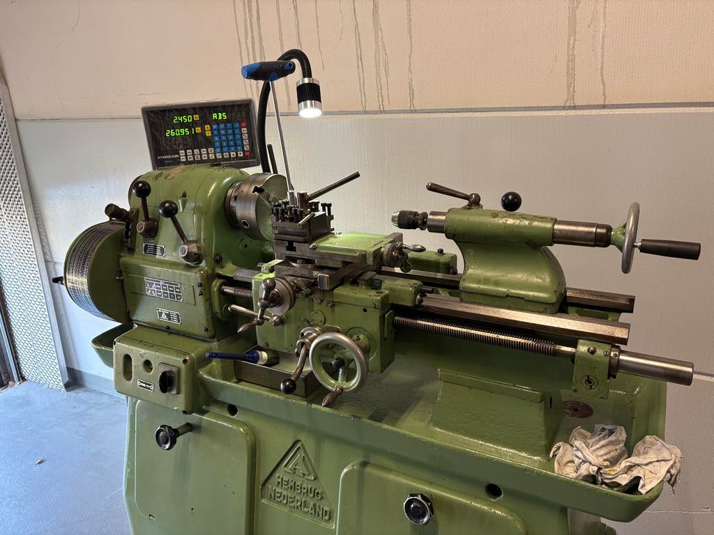 AI Hembrug DR1 E4124 digitaal, Doe-het-zelf en Verbouw, Draaibanken, Ophalen, Gebruikt, Metaaldraaibank, 500 tot 1000 mm