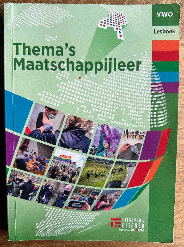 Thema's maatschappijleer, VWO, Ophalen of Verzenden, Zo goed als nieuw, Heleen Janssens et al