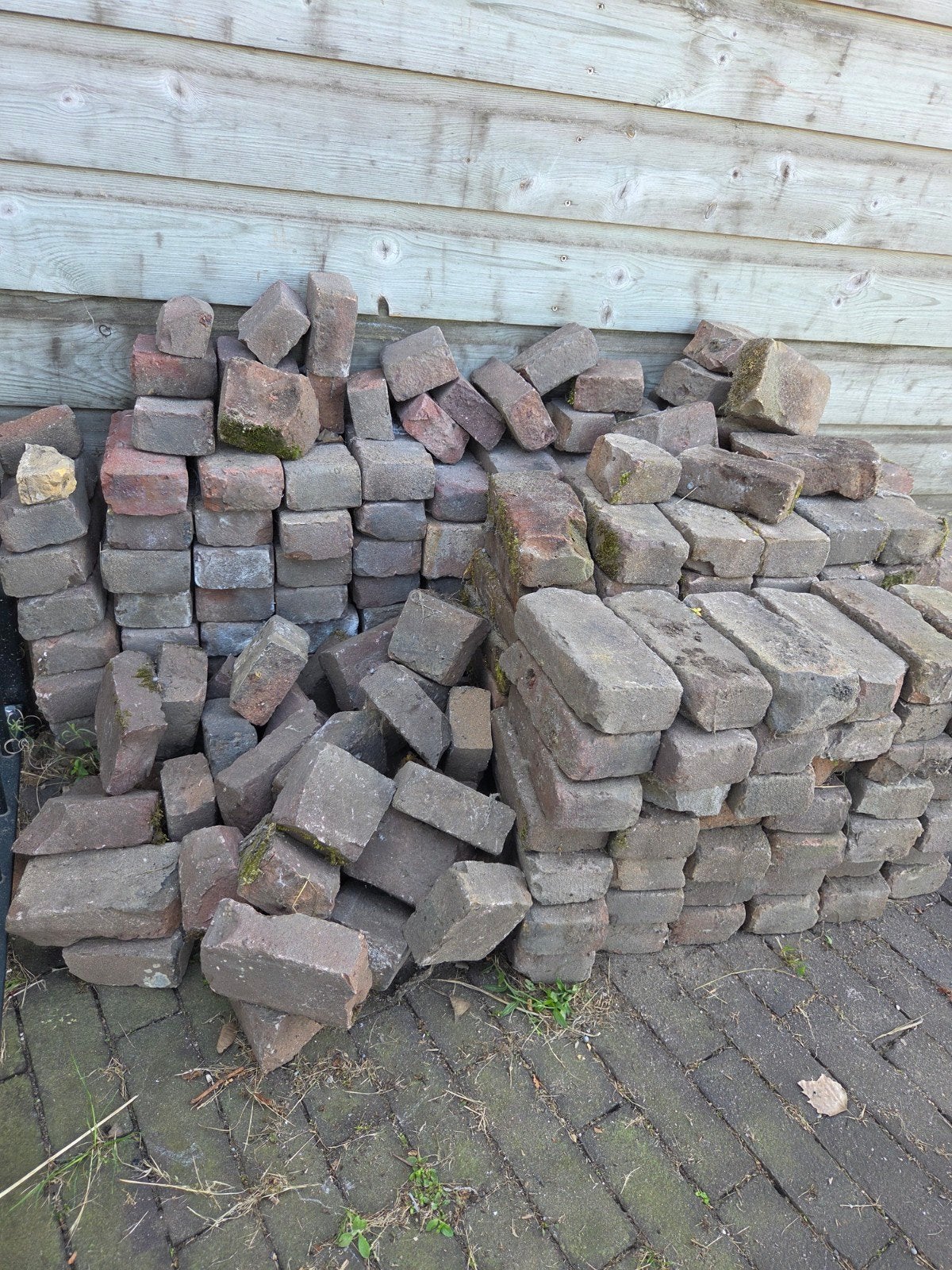 Gebruikte bakstenen voor tuin of bestrating, Doe-het-zelf en Verbouw, Ophalen, Gebruikt, Bakstenen