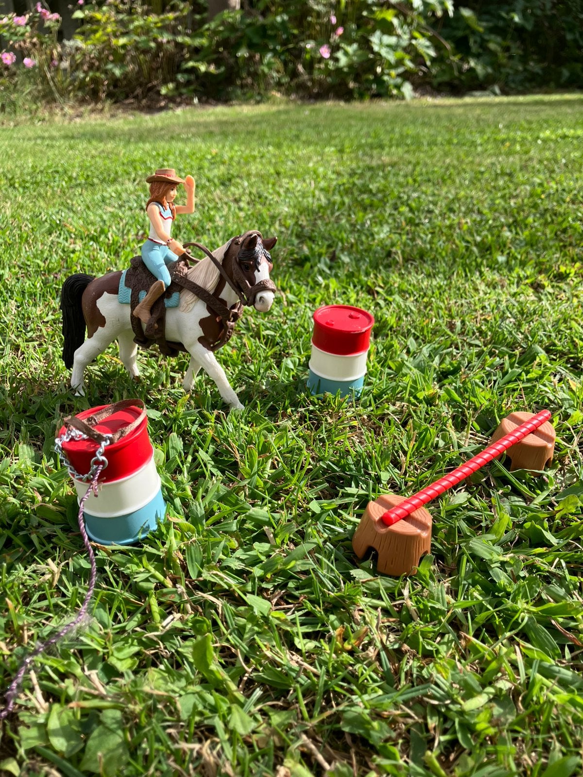 Schleich horse club western set, Ophalen of Verzenden, Gebruikt