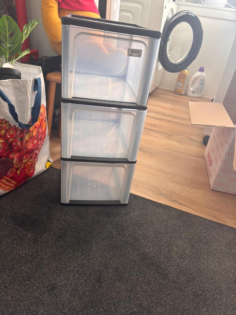 Opbergtoren, ladekast, Huis en Inrichting, Kasten | Ladekasten, Ophalen, 50 tot 100 cm, Zo goed als nieuw, 3 of 4 laden