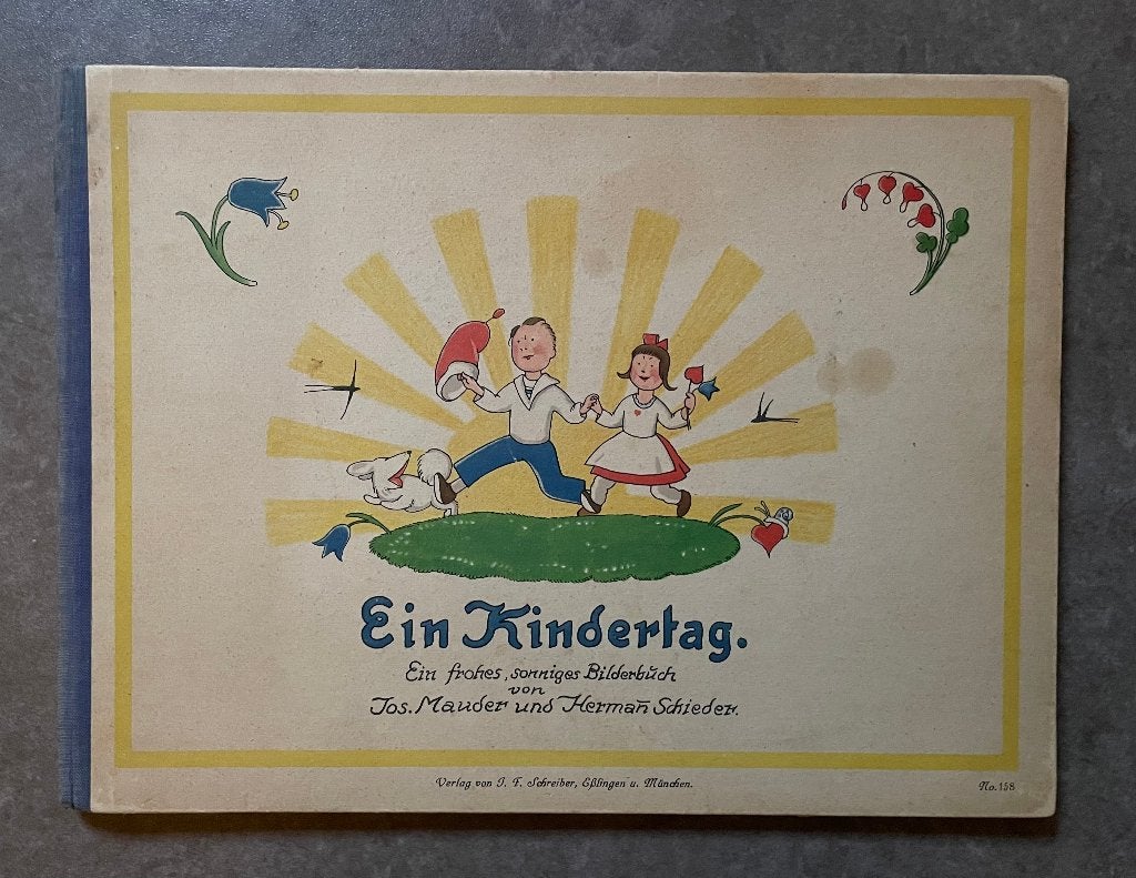 Ein Kindertag. Ein frohes, sonniges Bilderbuch (1921), Ophalen of Verzenden, Herman Schieder