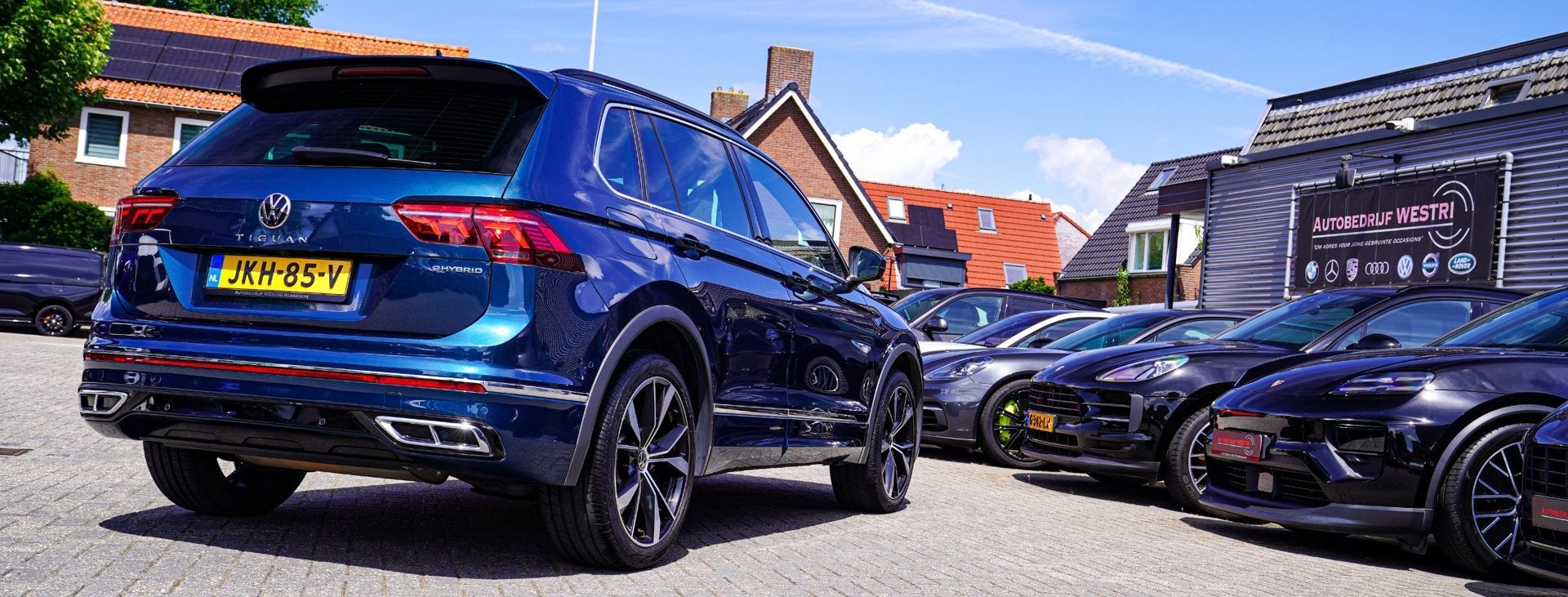 Volkswagen TIGUAN 1.4 TSI eHybrid R-Line Business+ | 360 Cam, 150 pk, Blauw, Hybride Elektrisch/Benzine, SUV of Terreinwagen