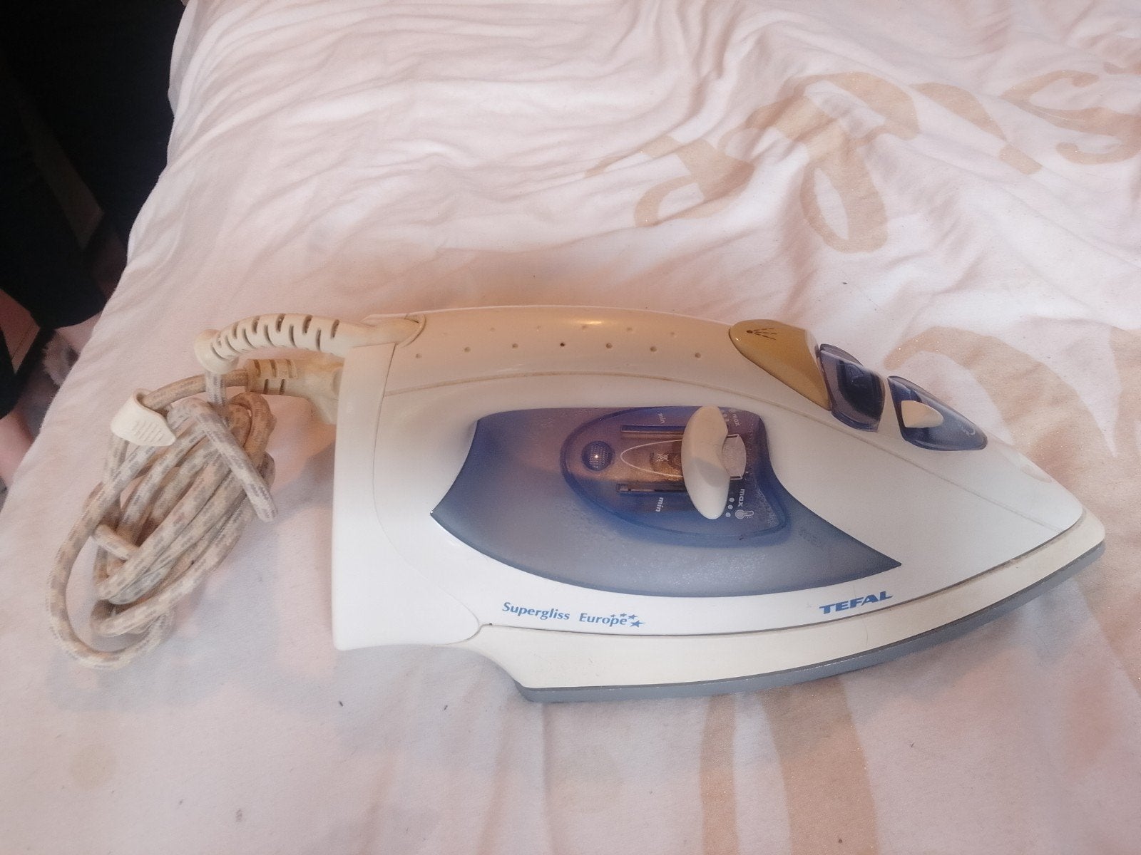 Tefal Supergliss Europe Strijkijzer, Ophalen of Verzenden, Gebruikt, Strijkijzer met snoer