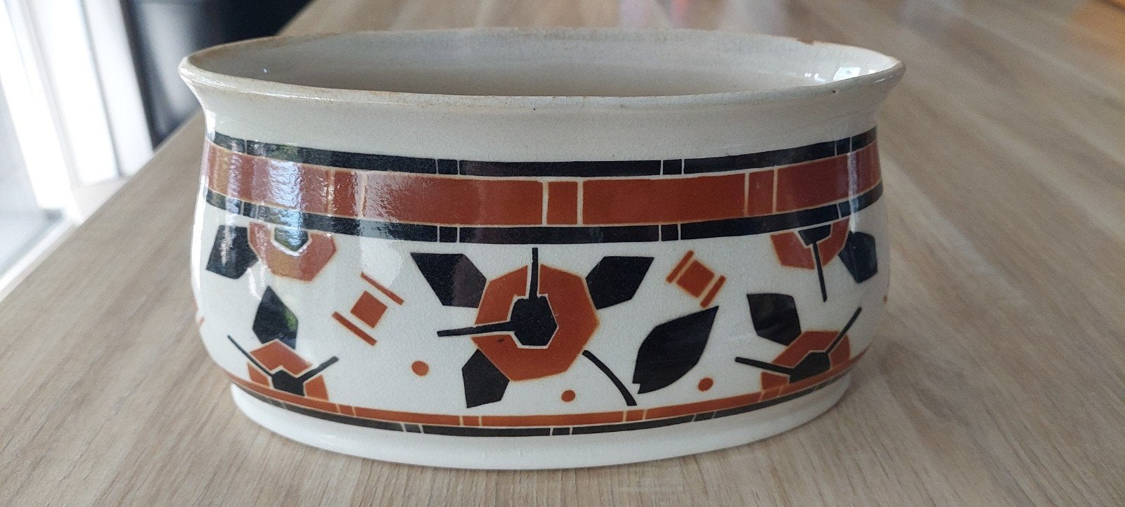 Antieke K&G Lunéville France Art Deco Bloempot, Ophalen