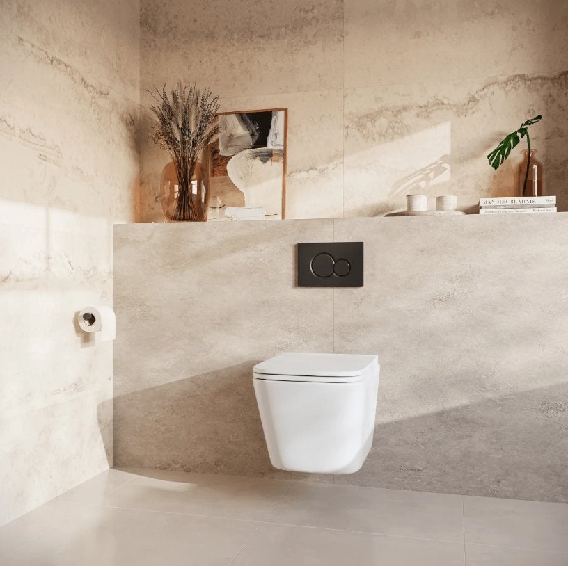 LOMAZOO Rimless Toilet met Tornado Flush & Inbouwreservoir, Ophalen, Nieuw, Toilet