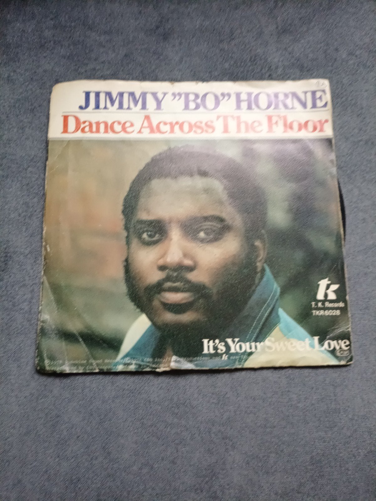 Jimmy "Bo" Horne - Dance Across The Floor 7 inch vinyl, Gebruikt, 7 inch, Fotohoes, Ophalen of Verzenden