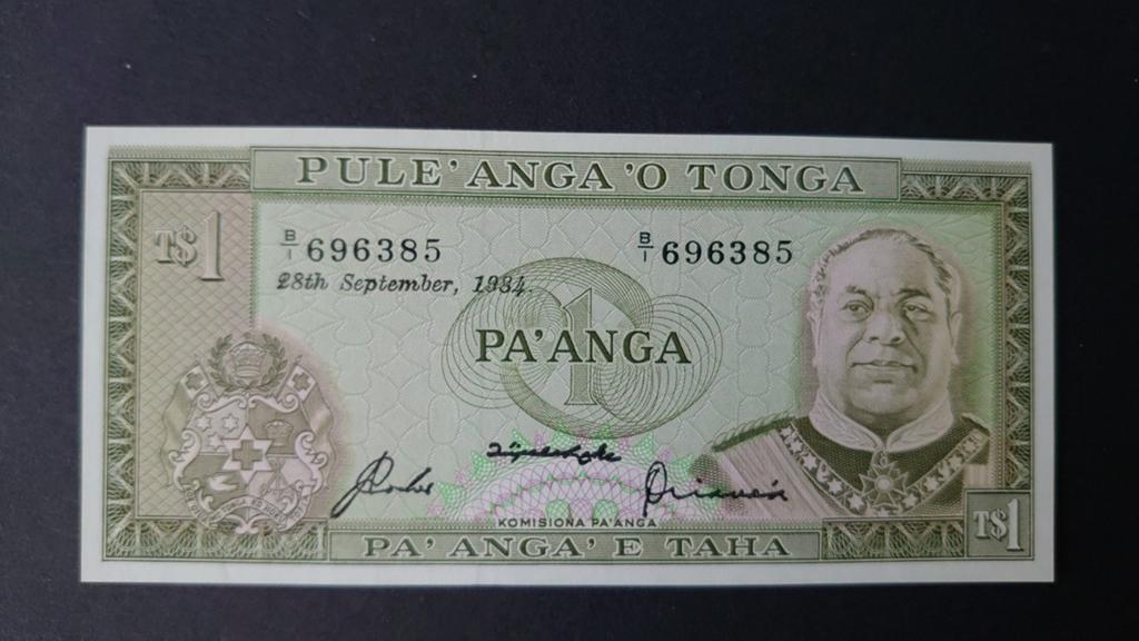 ** Tonga 1 pa'anga 28-09-1984 UNC p19c **, Ophalen of Verzenden, Los biljet