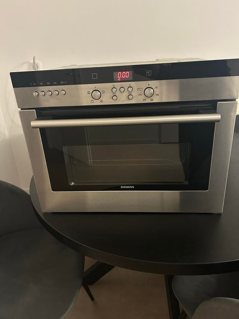 Siemens combi oven: schoon, netjes en direct te gebruiken, Ophalen, Gebruikt, Hete lucht, Oven met grill