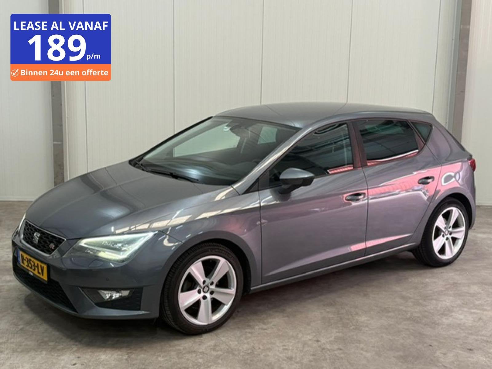 Seat Leon 1.4 TSI FR /NAVI/CRUISE/AIRCO/LED/PARKPILOT/, Auto's, Voorwielaandrijving, 1131 kg, Stof, USB