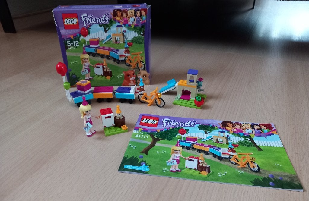 Lego Friends 41111 Feesttrein feest trein Stephanie hamsters, Lego, Friends, Ophalen of Verzenden, Zo goed als nieuw