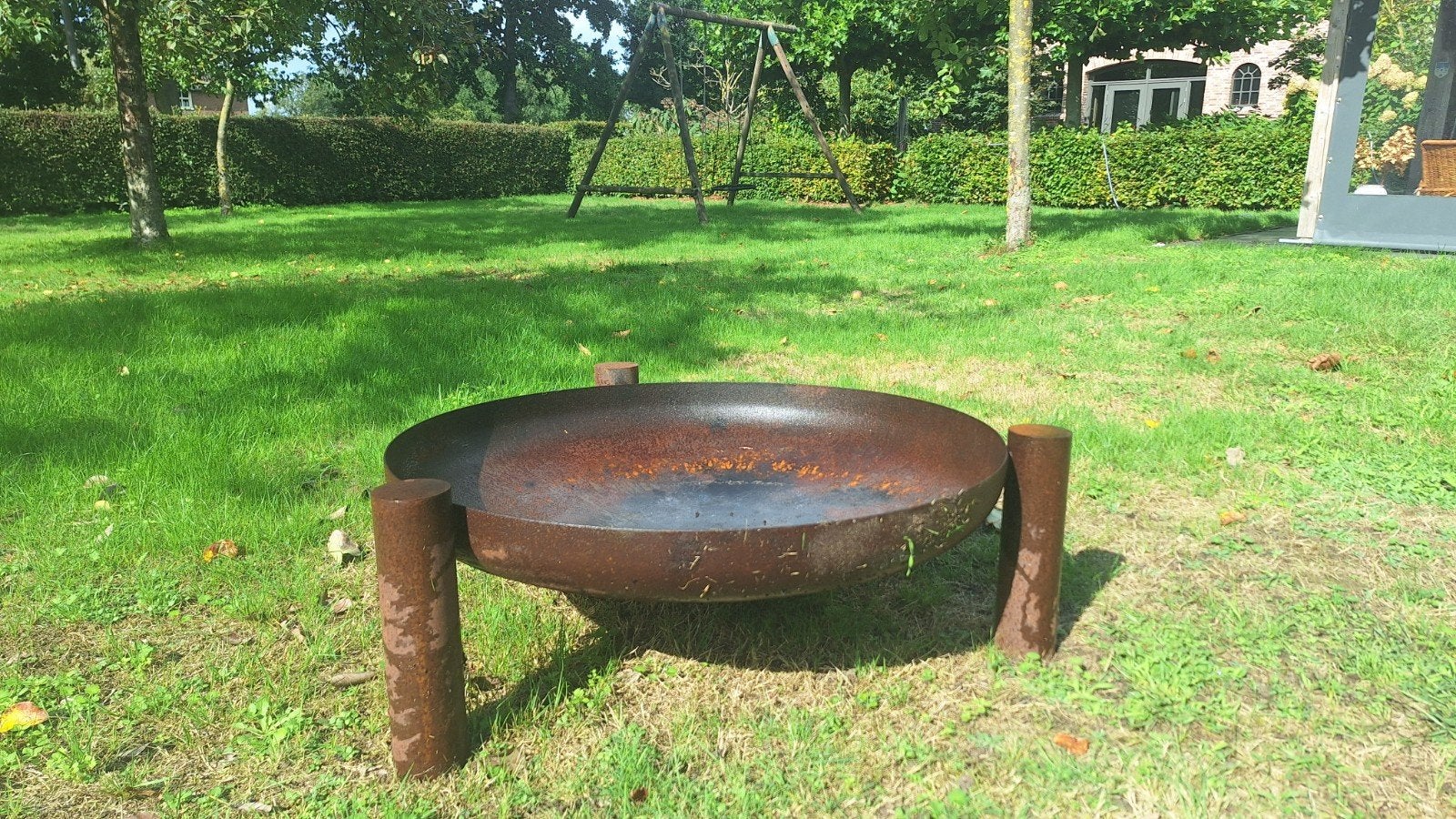 vuurschaal. staal.  diameter 80 cm., Tuin en Terras, Ophalen