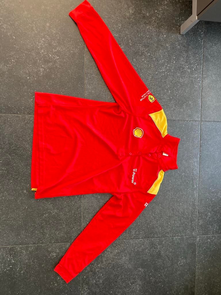 Shell Ferrari Polo shirts korte en lange mouwen, Ophalen of Verzenden, Zo goed als nieuw, Overige maten, Rood