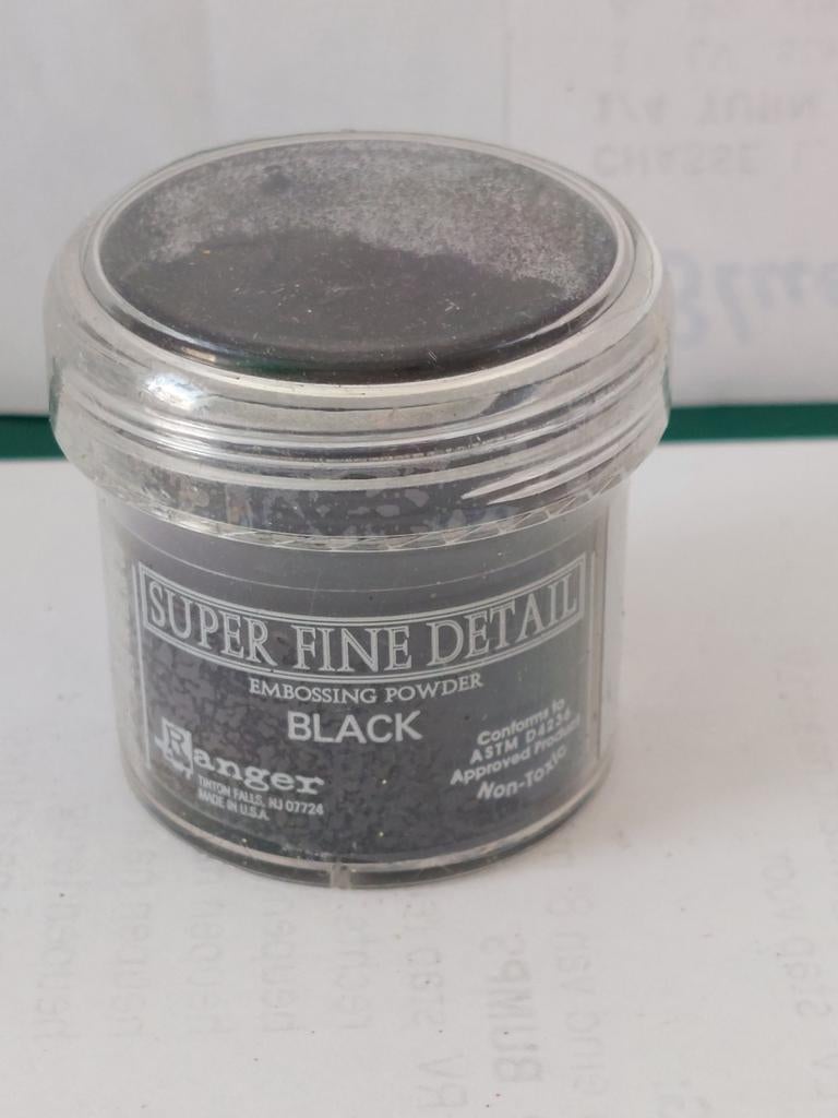 Ranger super fine detail Black embossing poeder, Ophalen, Nieuw