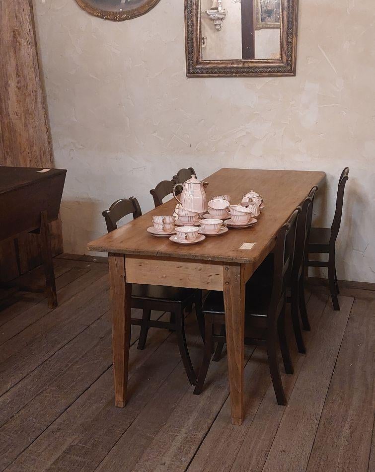 smalle oude eettafel  landelijke tafel, Antiek en Kunst, Curiosa en Brocante, Ophalen