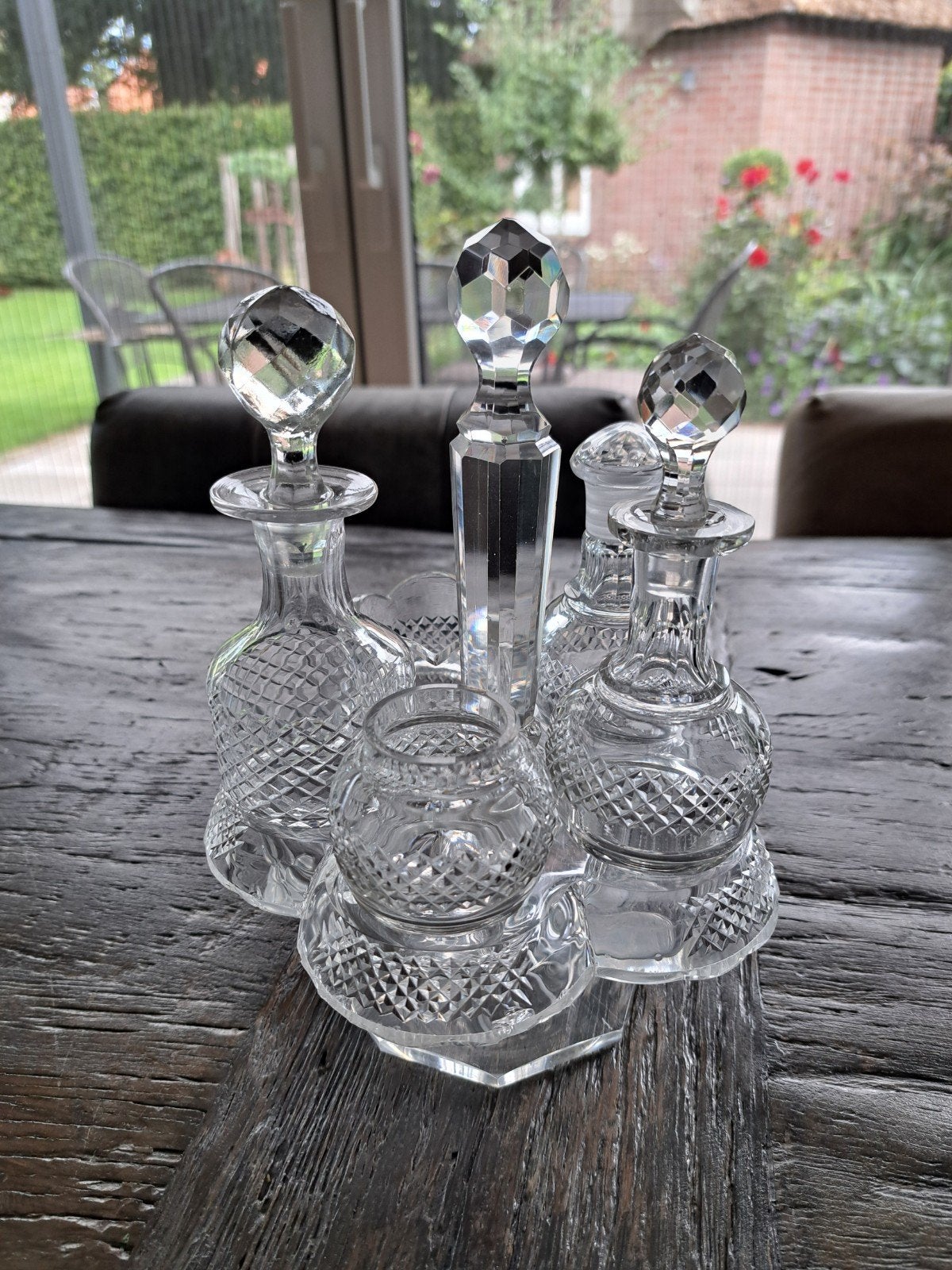 Kristallen 5-delige carrousel set, Ophalen of Verzenden