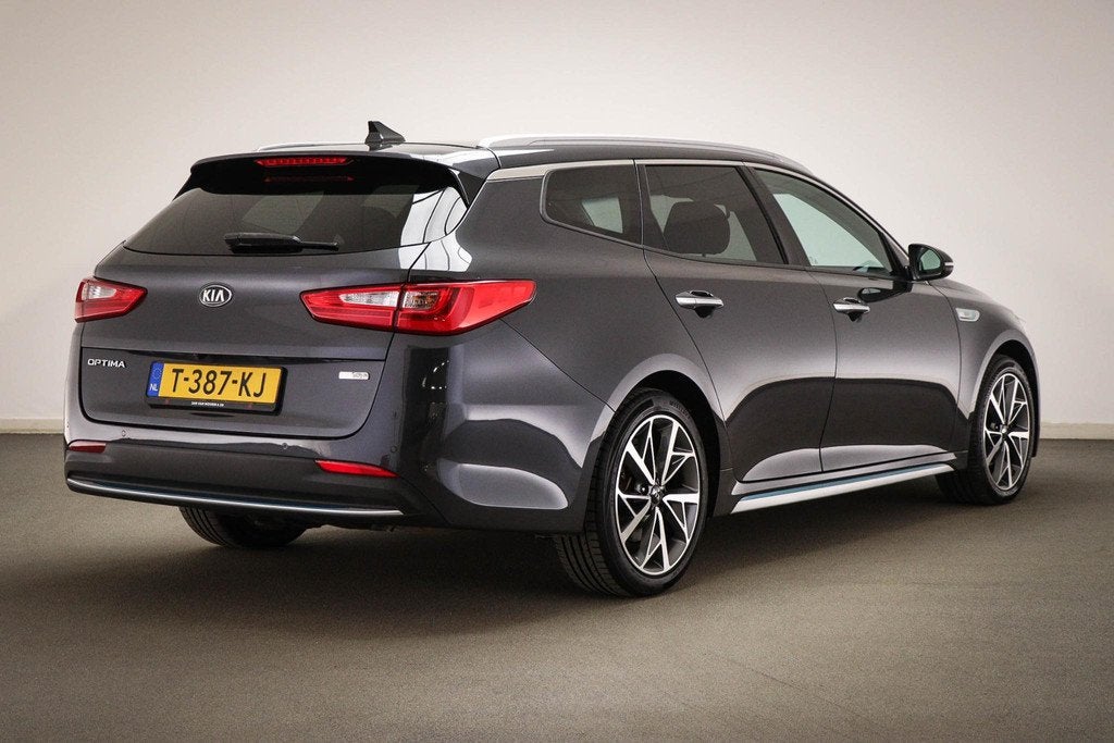 Kia Optima Sportswagon 2.0 GDI PHEV Business DynamicLine | N, Gebruikt, Met garantie (alle), Leder en Stof, Plug-in hybride