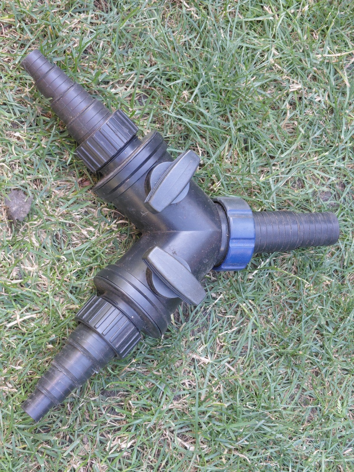 Groot T-stuk splitter voor slang van vijver filter pomp 65mm, Ophalen of Verzenden, Zo goed als nieuw, Vijverfilter